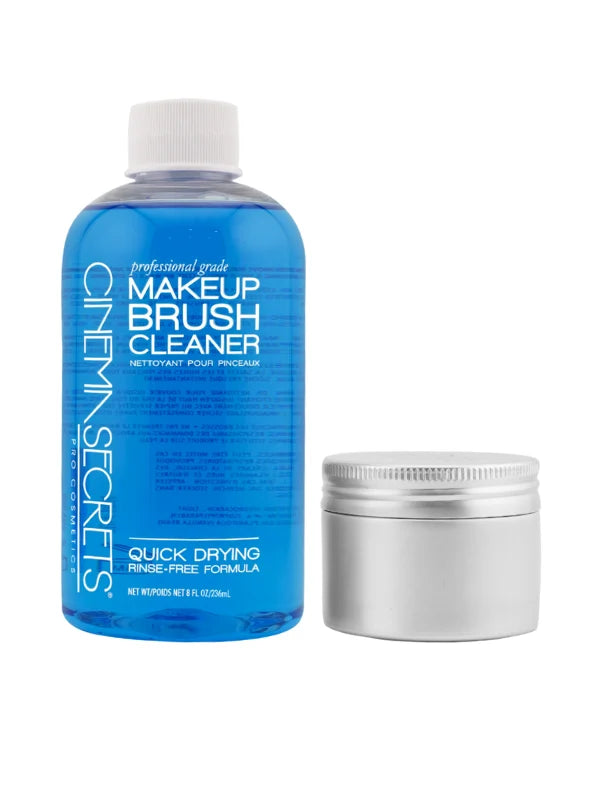 Cinema Secrets Professional Brush Cleaner Pro Starter Kit 236ml and Cleansing Tin – image 2