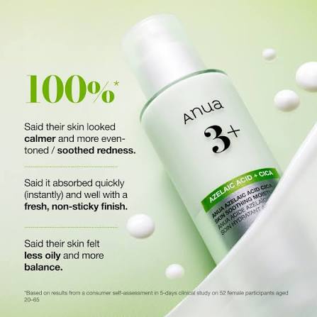 ANUA AZELAIC ACID CICA SKIN SOOTHING MOISTURIZER 100ml