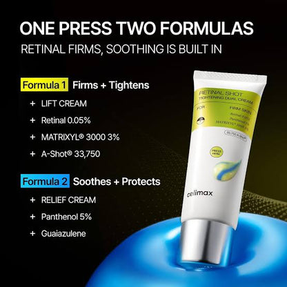 Celimax THE VITA-A Retinal Shot Tightening Dual Cream 50ml