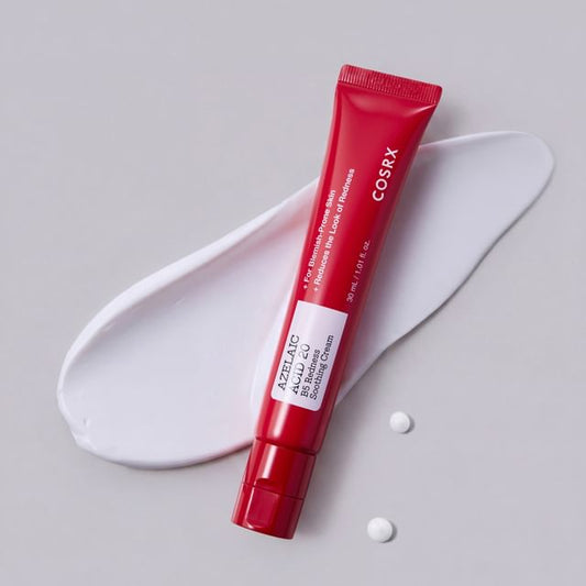 COSRX Azelaic Acid 20 B5 Redness Soothing Cream 30ml red tube