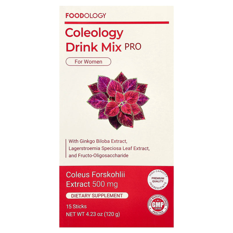 FOODOLOGY Coleology Drink Mix Pro For Women 15 Sticks