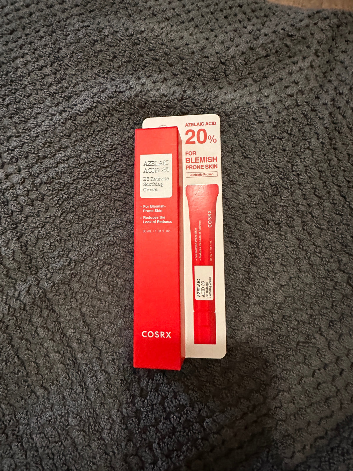 COSRX Azelaic Acid 20 B5 Redness Soothing Cream 30ml retail box