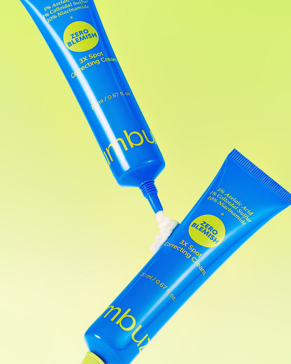 numbuzin Zero Blemish 3X Spot Correcting Cream dual tube packshot