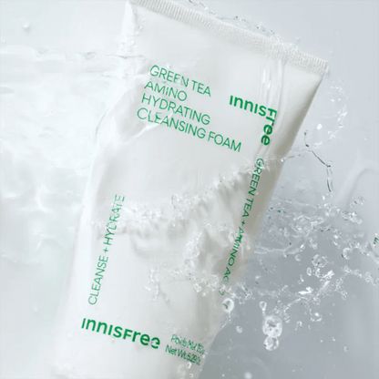 INNISFREE - Green Tea Amino Hydrating Cleansing Foam - 150G - AU Beauty Bazaar
