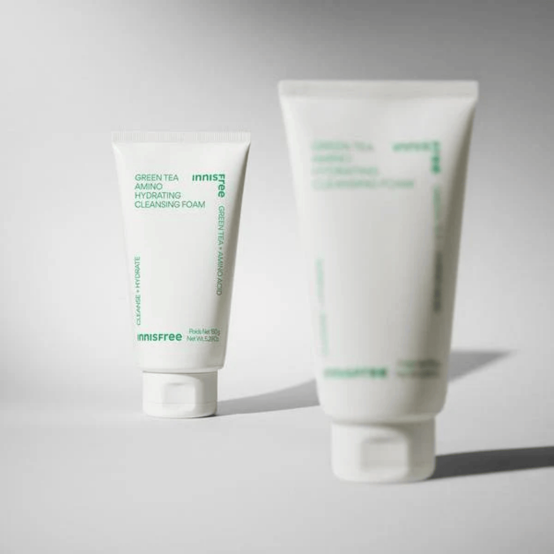 INNISFREE - Green Tea Amino Hydrating Cleansing Foam - 150G - AU Beauty Bazaar