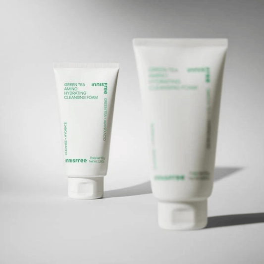 INNISFREE - Green Tea Amino Hydrating Cleansing Foam - 150G - AU Beauty Bazaar