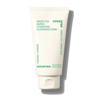 INNISFREE - Green Tea Amino Hydrating Cleansing Foam - 150G - AU Beauty Bazaar