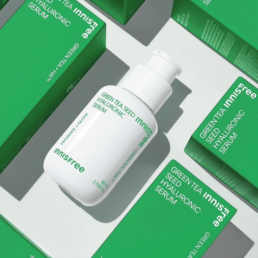 Innisfree - Green Tea Seed Hyaluronic Serum 80ml - AU Beauty Bazaar