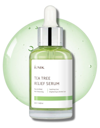 iUNIK - Tea Tree Relief Serum 50ml - AU Beauty Bazaar