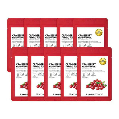 JAYJUN - Cranberry Firming Mask (10 pieces) - AU Beauty Bazaar