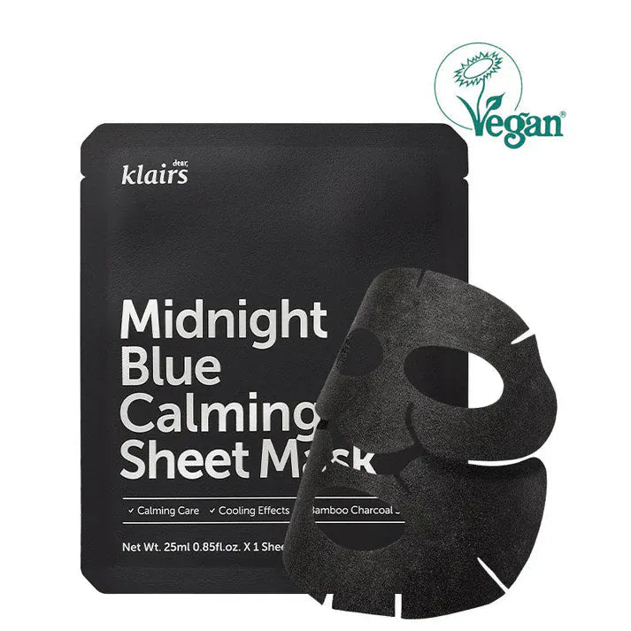 KLAIRS  Midnight Blue Calming Sheet Mask 1pc 25ml