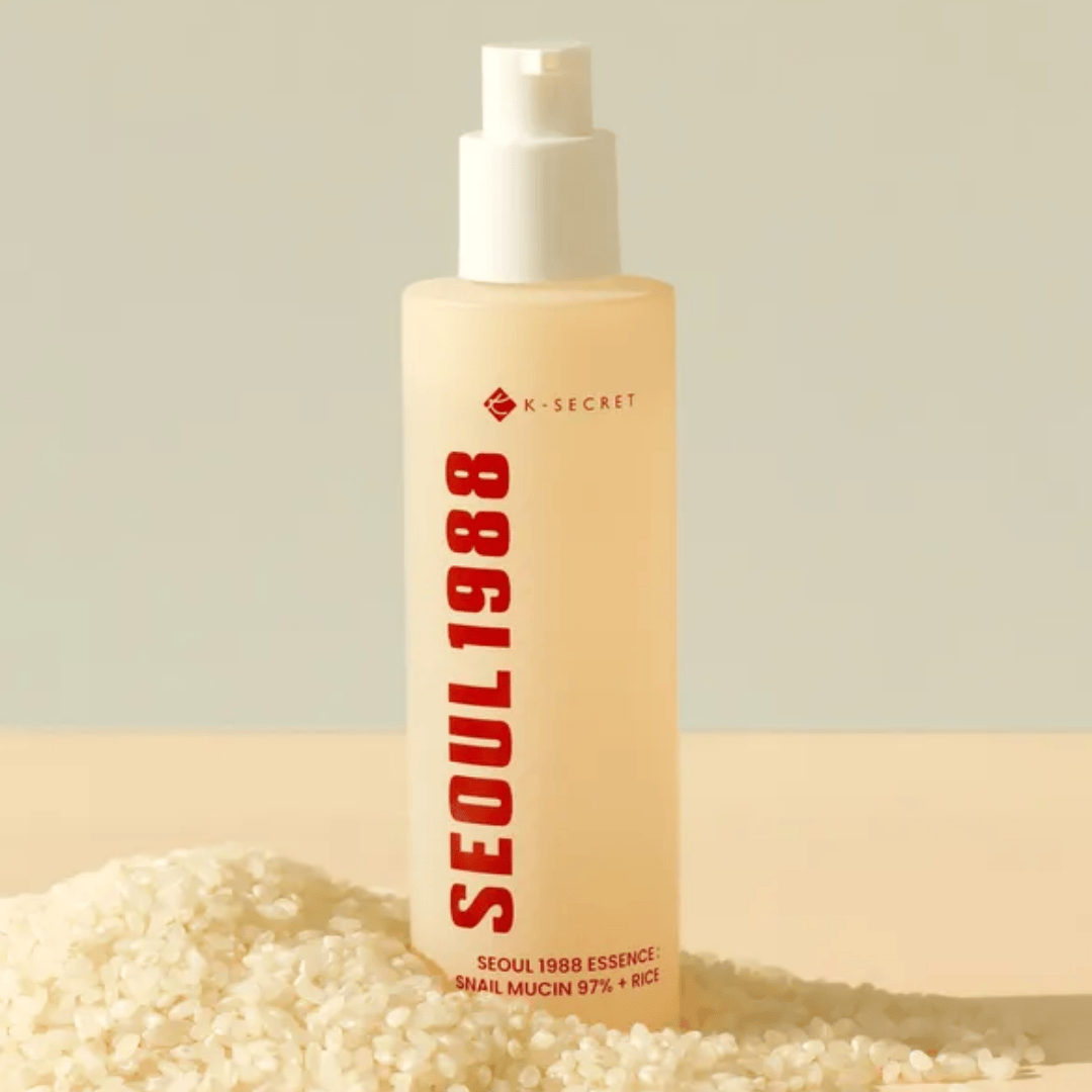 KSECRET SEOUL 1988 Essence Snail Mucin 97% + Rice 100 ml - AU Beauty Bazaar