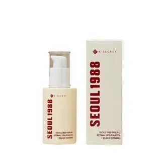 KSECRET - SEOUL 1988 Serum : Retinal Liposome 2% + Black Ginseng 30ML - AU Beauty Bazaar