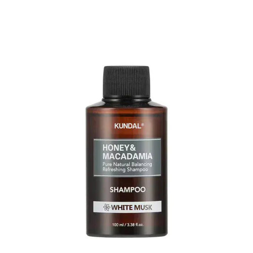 KUNDAL  Honey & Macadamia Nature Shampoo 100ml - White Musk