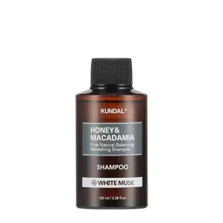 KUNDAL  Honey & Macadamia Nature Shampoo 100ml - White Musk