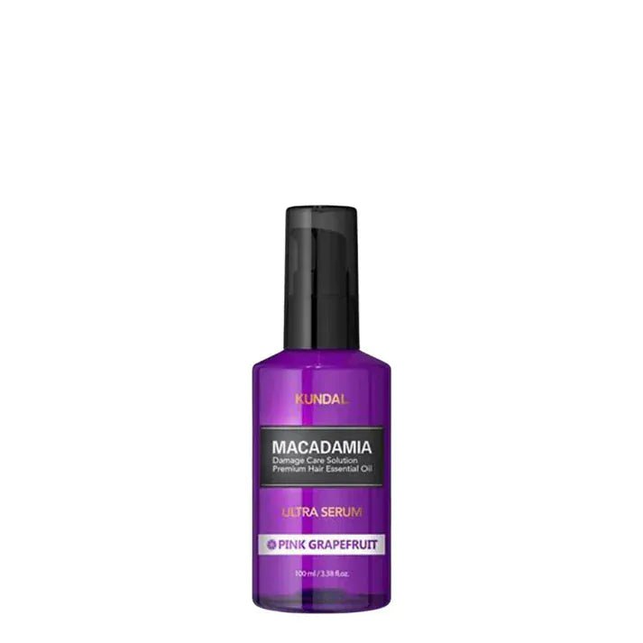 KUNDAL Macadamia Hair Serum - Pink Grapefruit 100ml - AU Beauty Bazaar