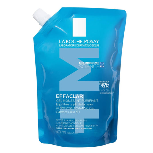 La Roche-Posay Effaclar +M Purifying Foaming Gel Cleanser Refill 400mL