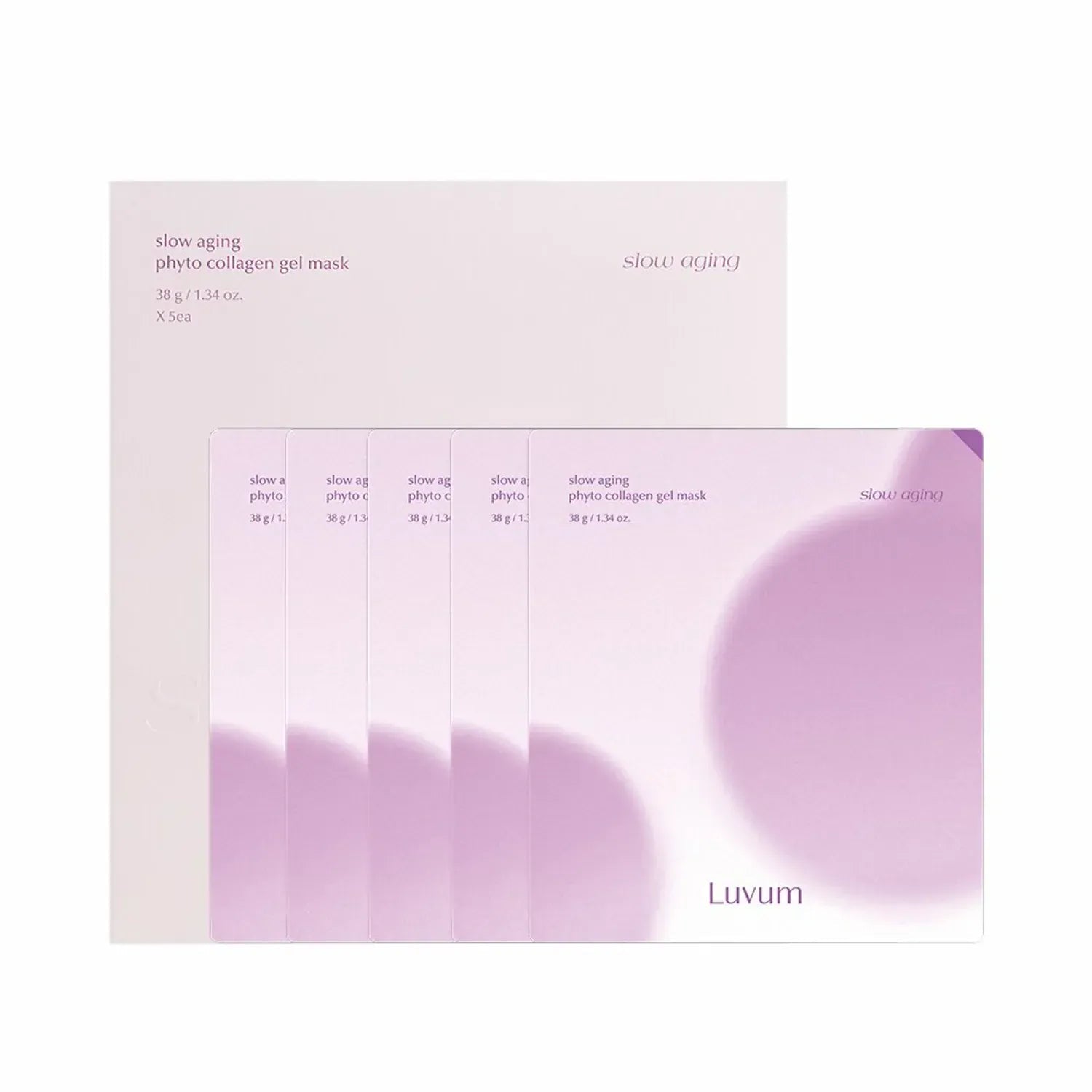 luvum Slow Aging Phyto Collagen Gel Mask Sheet (5 PIECES) - AU Beauty Bazaar