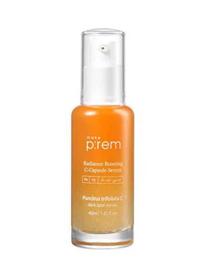 MAKE P:REM Radiance Boosting C - Capsule Serum 40ml - AU Beauty Bazaar