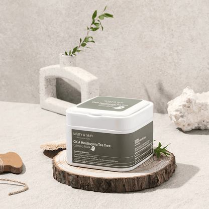 Mary & May CICA Houttuynia Tea Tree Calming Mask (30ea) - AU Beauty Bazaar