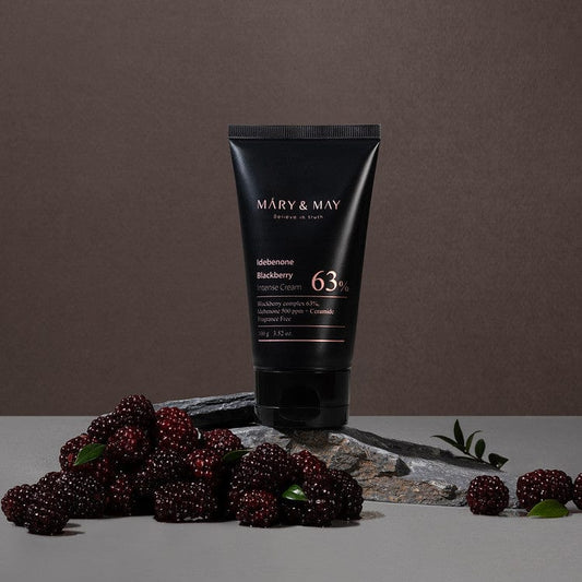 Mary & May Idebenone Blackberry Intense Cream - 100g - AU Beauty Bazaar