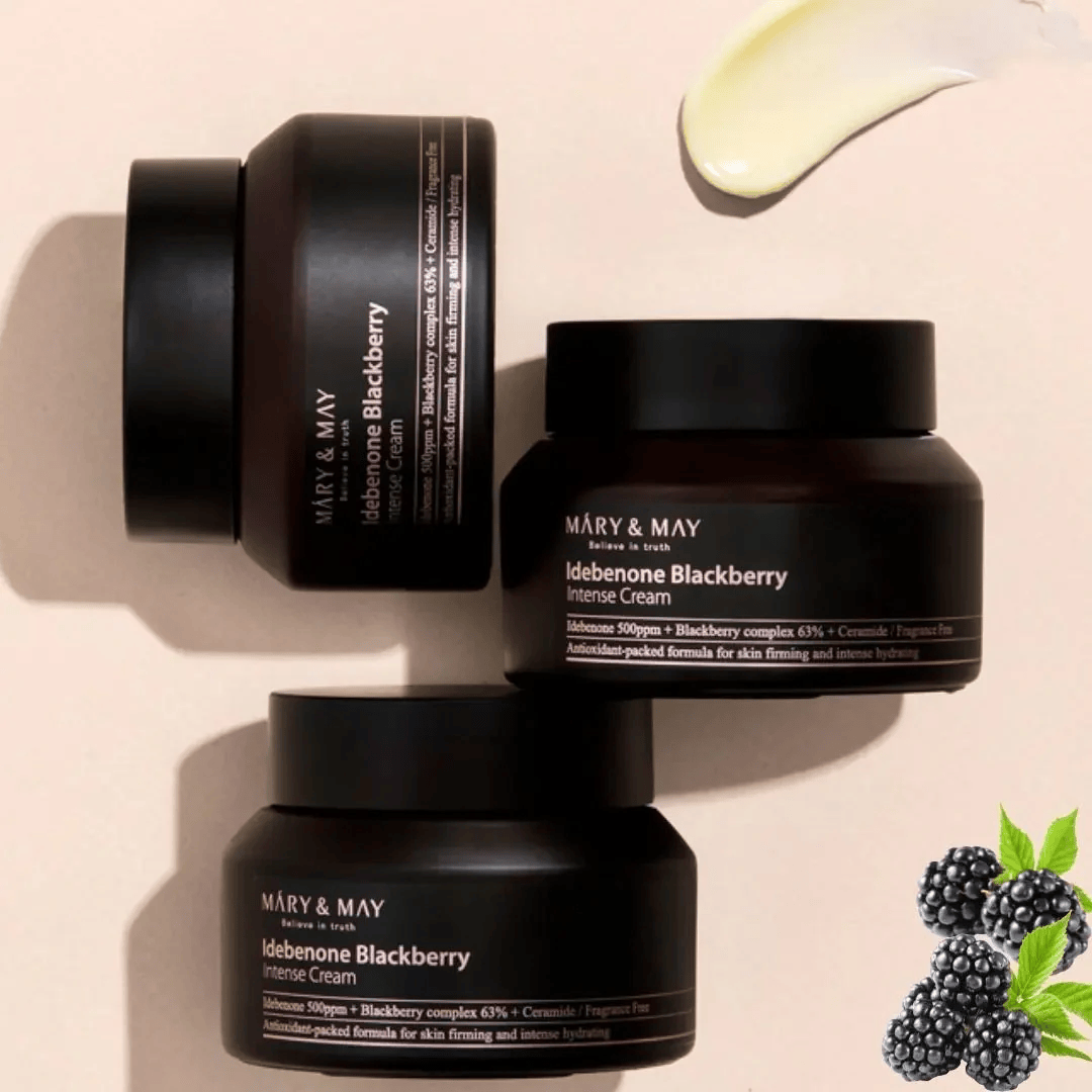 Mary & May - Idebenone Blackberry Intense Cream 70g - AU Beauty Bazaar