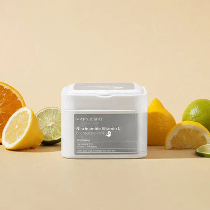 Mary & May Niacinamide Vitamin C Brightening Mask (30ea) - AU Beauty Bazaar