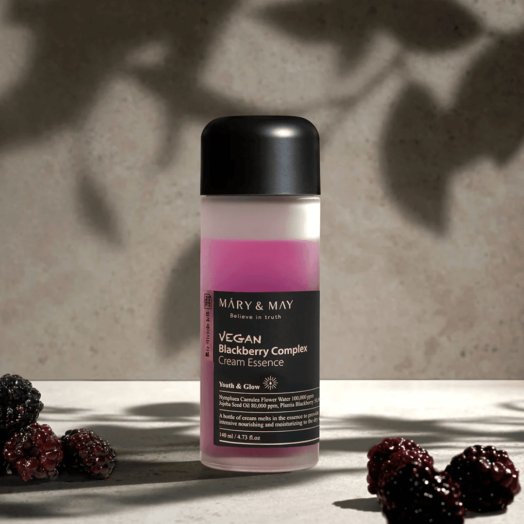 Mary & May - Vegan Blackberry Complex Cream Essence 140ml - AU Beauty Bazaar