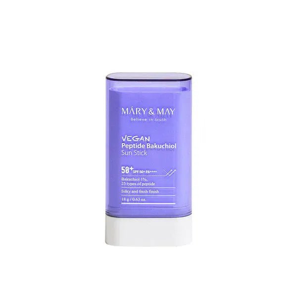 Mary & May Vegan Peptide Bakuchiol Sun Stick SPF50+ PA++++ - AU Beauty Bazaar