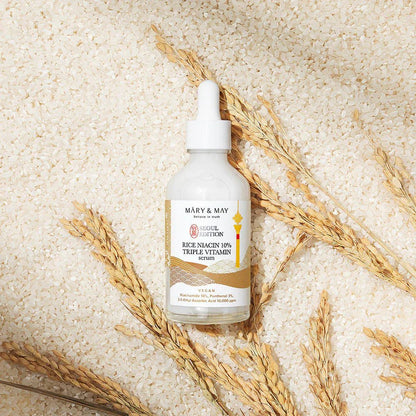 Mary&May - Rice Niacin 10% Triple Vitamin 80ml - AU Beauty Bazaar