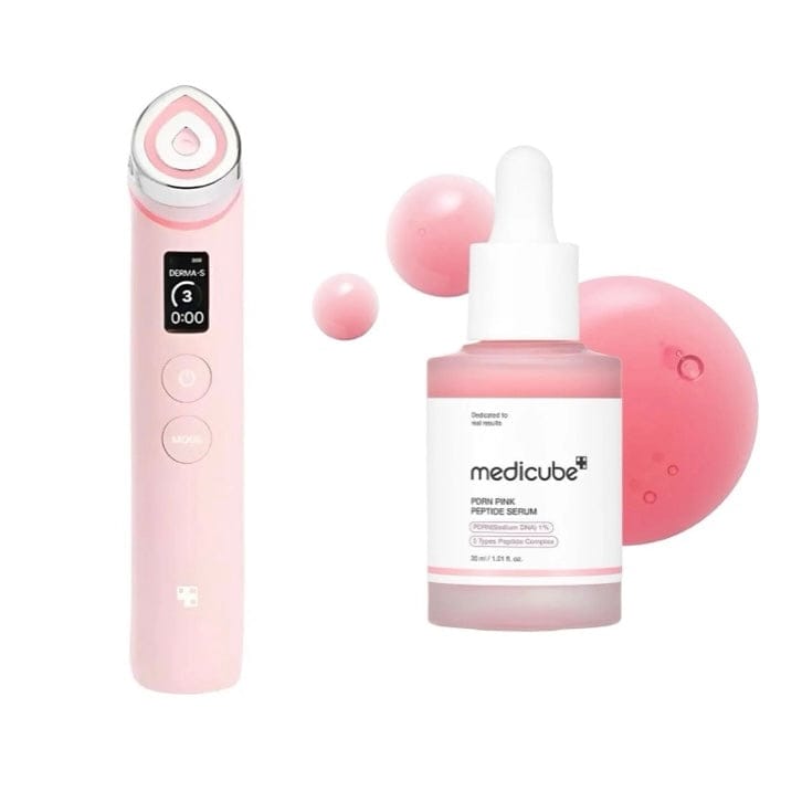 Medicube Age-R Booster Pro + PDRN Pink Peptide Serum 30ml Set