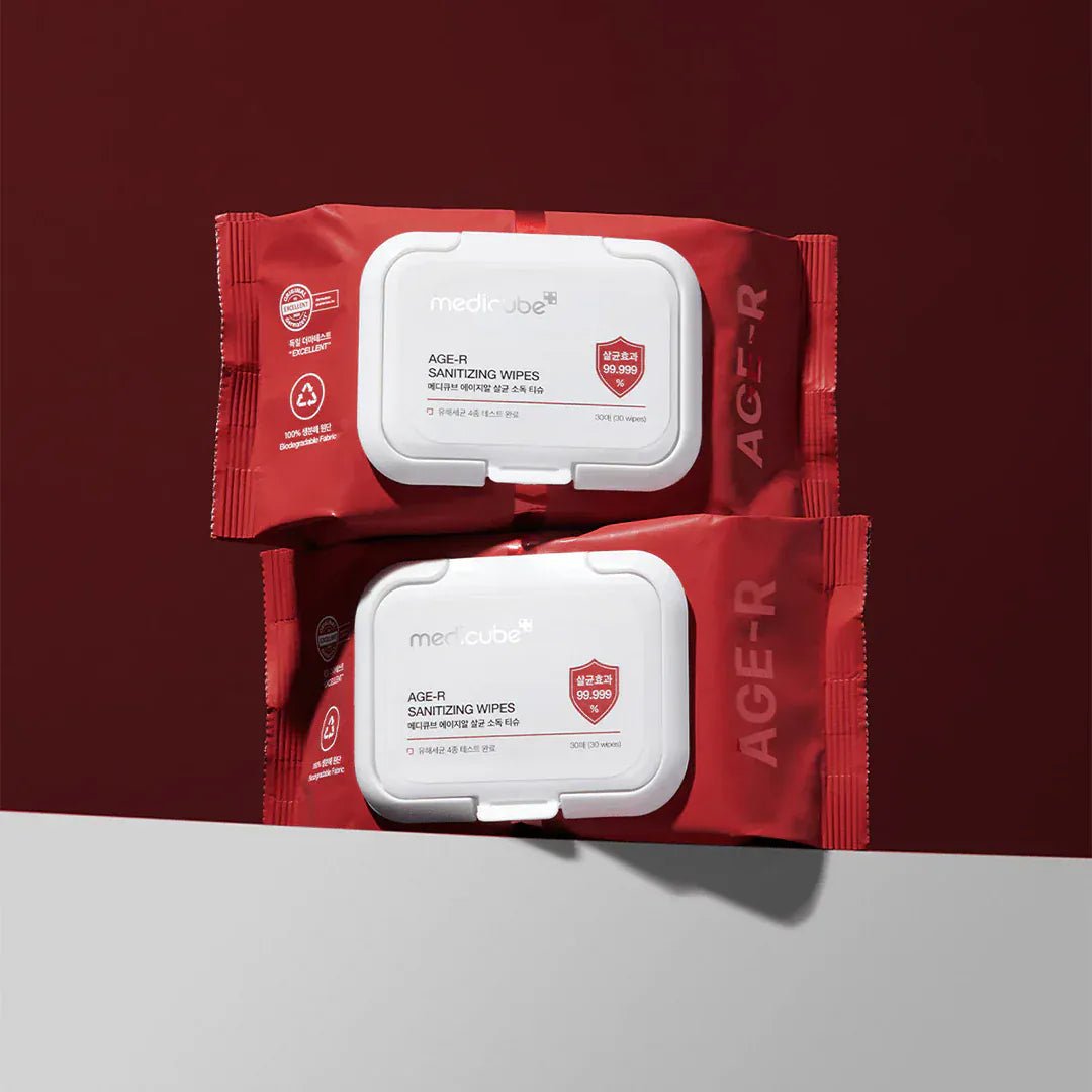 medicube - AGE - R Sanitizing Wipes - AU Beauty Bazaar