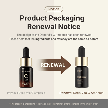 Medicube - Deep Vita C Ampoule Set (30g total - 3 bottles, 10g each) - AU Beauty Bazaar