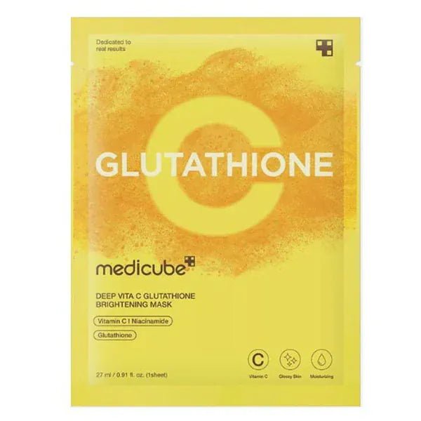 Medicube - Deep Vita C Glutathione Brightening Mask - AU Beauty Bazaar