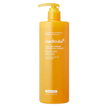 medicube Kojic Acid Turmeric Purifying Gel Cleanser 500mL