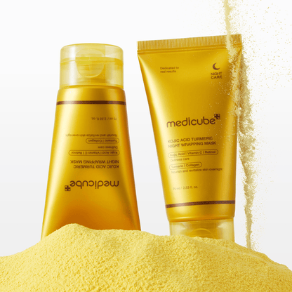 Medicube - Kojic Acid Turmeric Night Wrapping Mask 75ML - AU Beauty Bazaar
