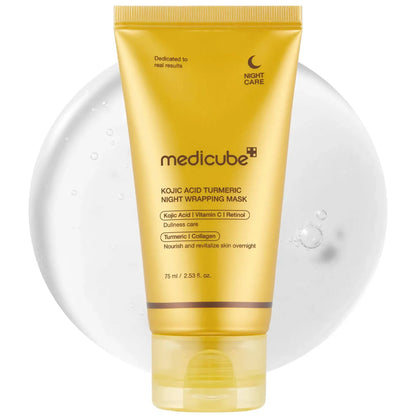 Medicube - Kojic Acid Turmeric Night Wrapping Mask 75ML - AU Beauty Bazaar