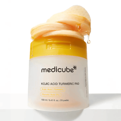Medicube - KOJIC ACID TURMERIC PAD 70pcs - AU Beauty Bazaar