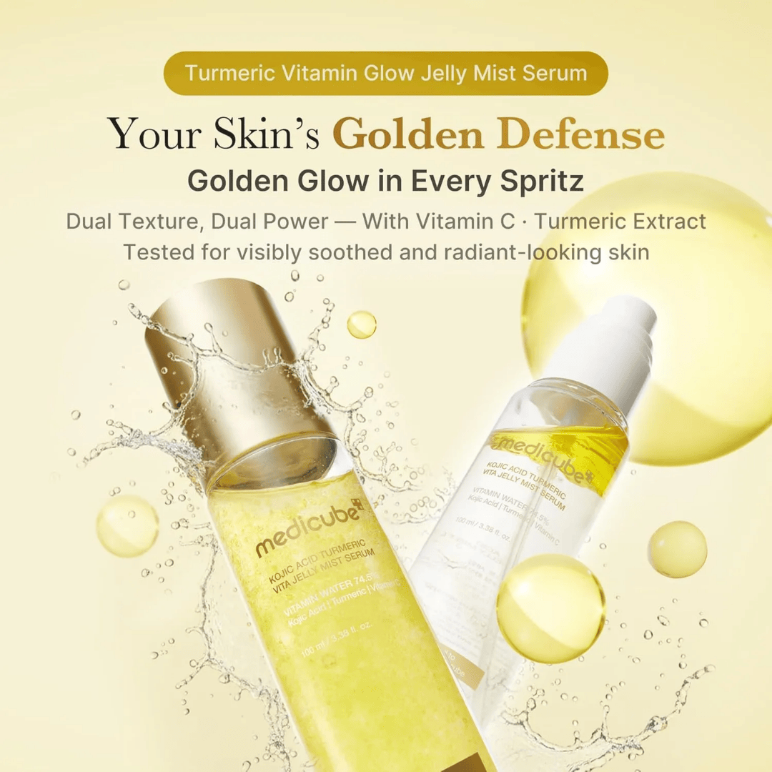 Medicube Kojic Acid Turmeric Vita Jelly Mist Serum 100ML - AU Beauty Bazaar