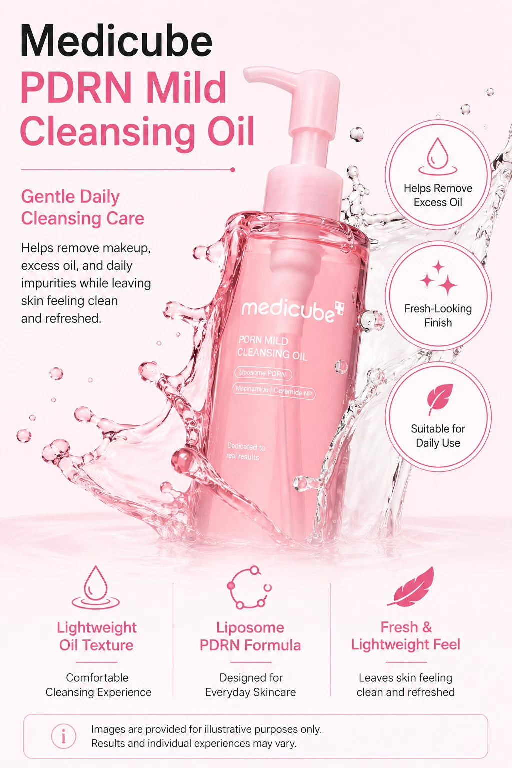 medicube PDRN Mild Cleansing Oil 195mL