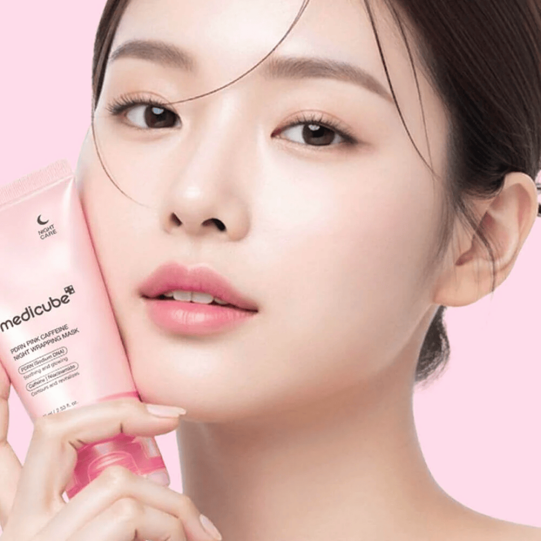 Medicube PDRN Pink Caffeine Night Wrapping Mask 75ml - AU Beauty Bazaar