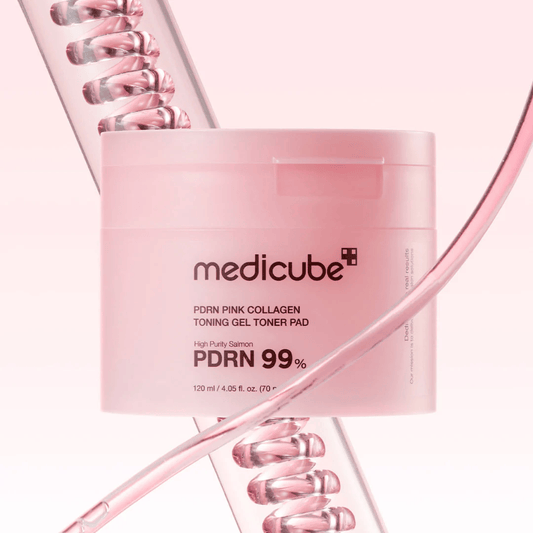 Medicube PDRN Pink Collagen Toning Gel Toner Pad (70 Pads) - AU Beauty Bazaar