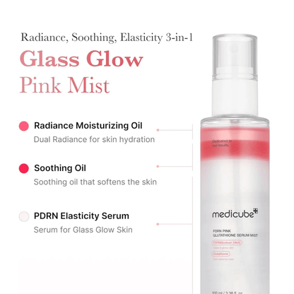 medicube - PDRN Pink Glutathione Serum Mist (100ML) - AU Beauty Bazaar