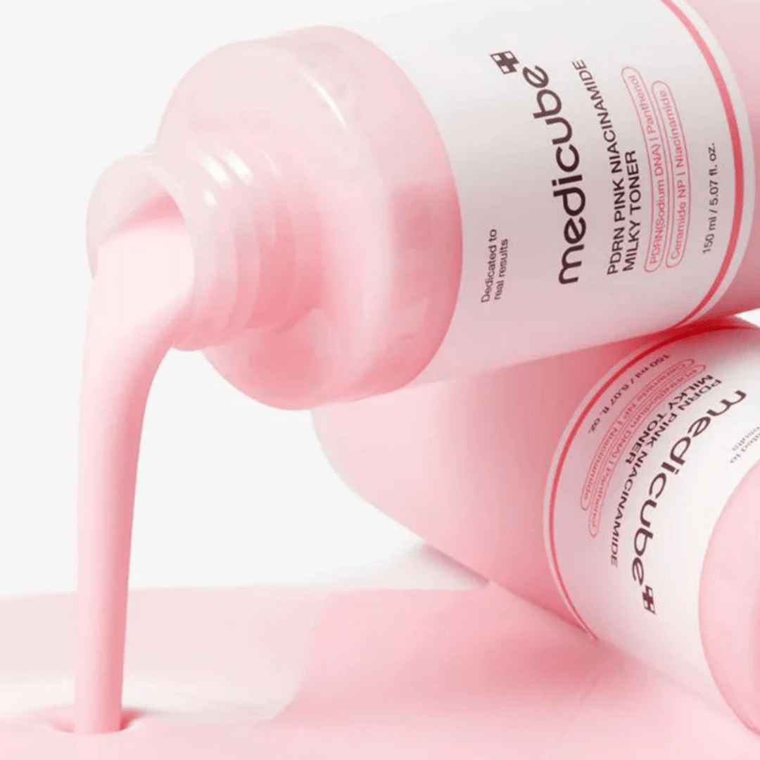 Medicube PDRN Pink Niacinamide Milky Toner 150ml - AU Beauty Bazaar