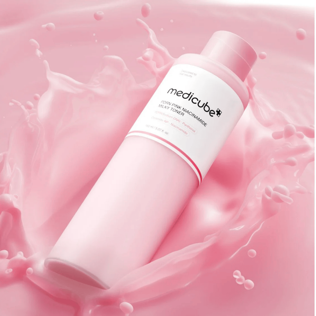 Medicube PDRN Pink Niacinamide Milky Toner 150ml - AU Beauty Bazaar