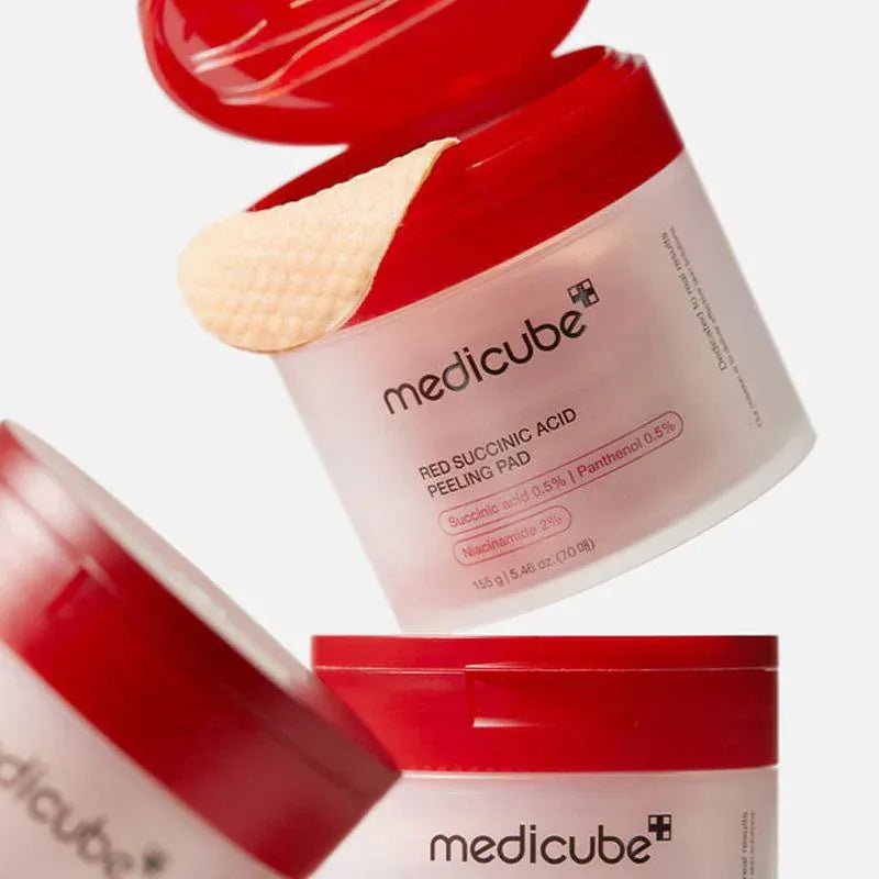 MEDICUBE Red Succinic Acid Peeling Pad (70ea) - AU Beauty Bazaar