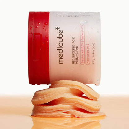MEDICUBE Red Succinic Acid Peeling Pad (70ea) - AU Beauty Bazaar