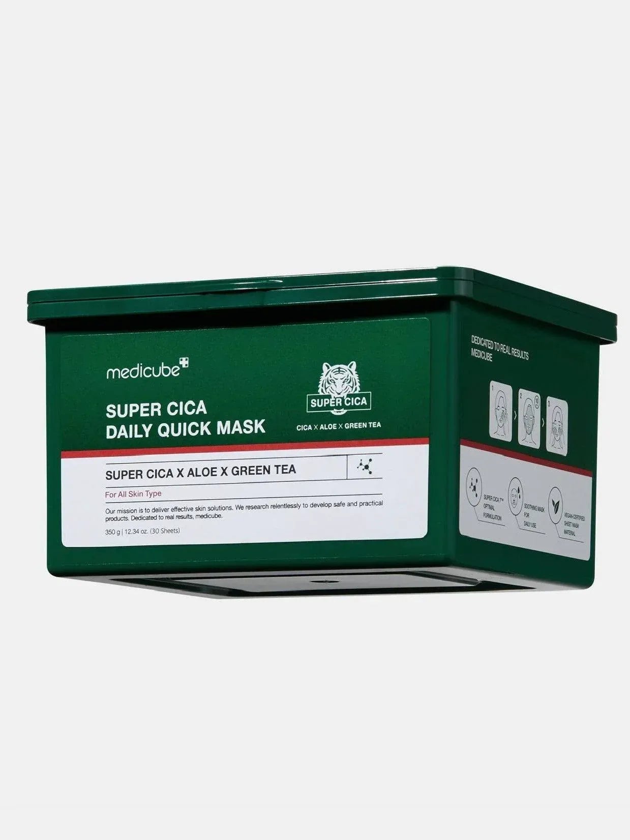 medicube - Super Cica Daily Quick Mask - 30 Sheets - AU Beauty Bazaar