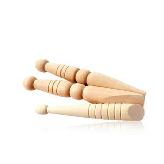 Meditherapy - Foot Massage Wooden Stick Tool (3 pieces) - AU Beauty Bazaar