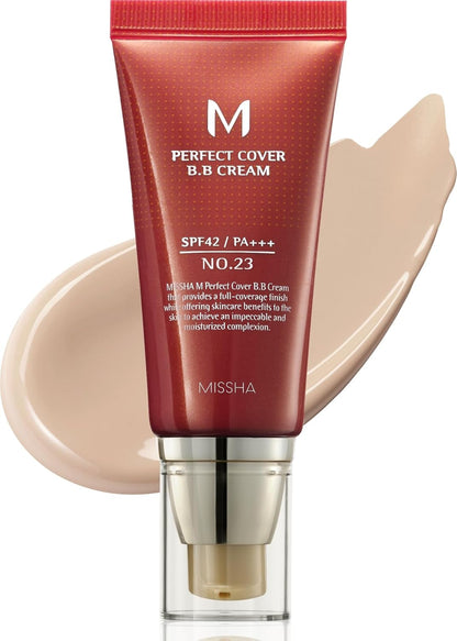 Missha - M Perfect Cover BB Cream 50ml Colour: No.23 (Natural Beige) - AU Beauty Bazaar